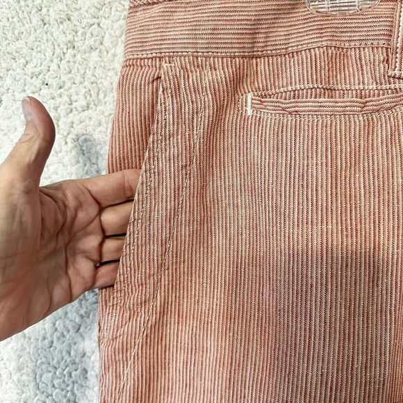 Tommy Bahama Mens Relax Shorts Red Stripe 100% Linen Size 40 - Picture 7 of 16